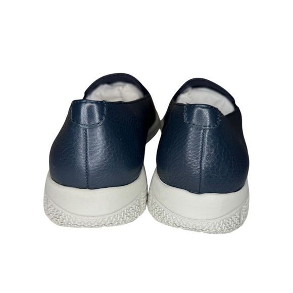 Trotters Universal Navy Leather Casual Slip-On Sneakers Womens Shoes 5 with box - Picture 7 of 14